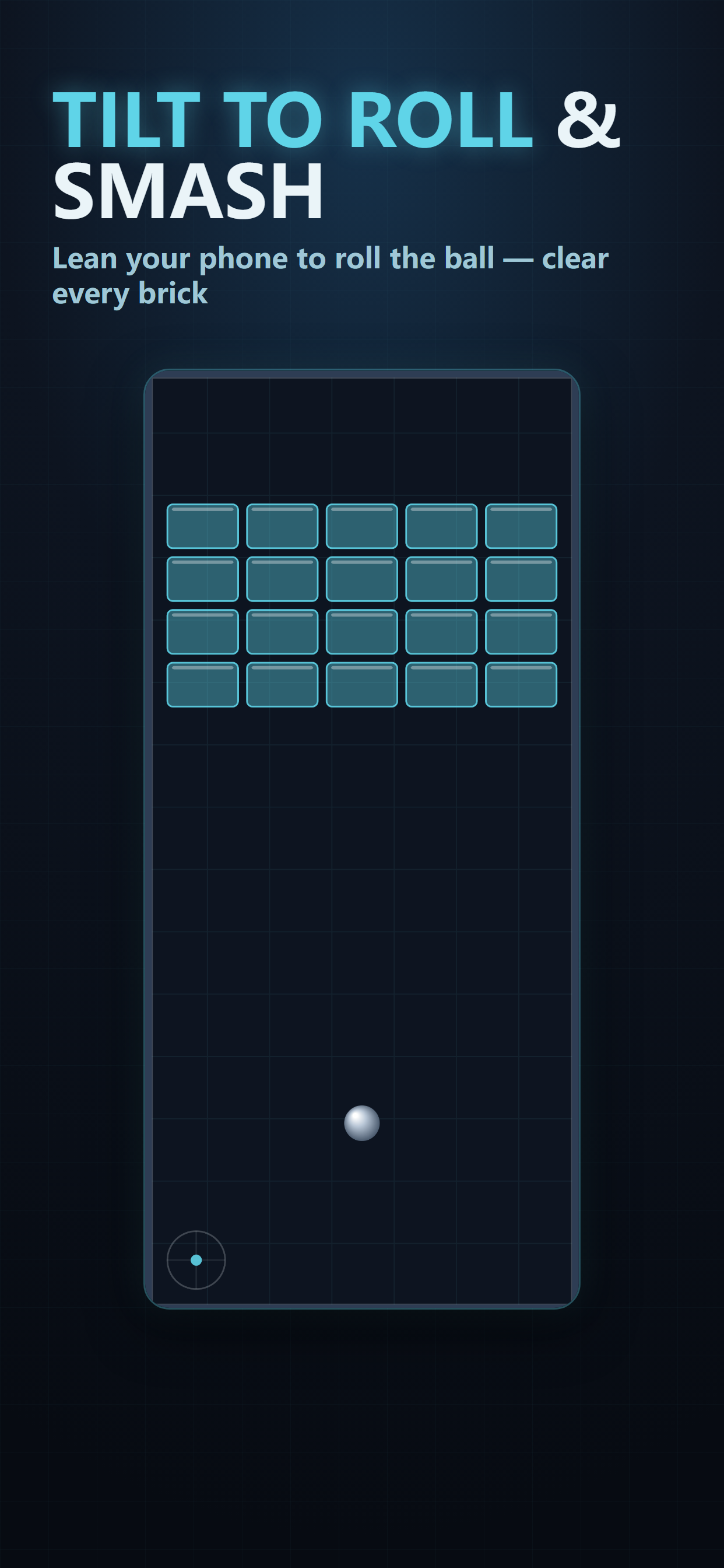 Gyro Block Crush gameplay screenshot in a phone frame